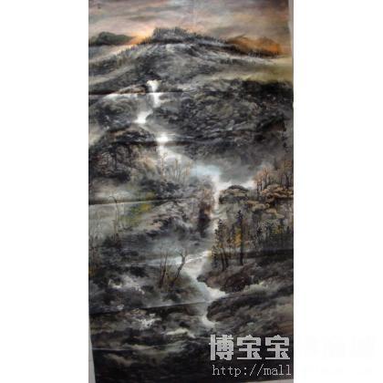 于恩沛 暮雨初寒 类别: 国画山水作品